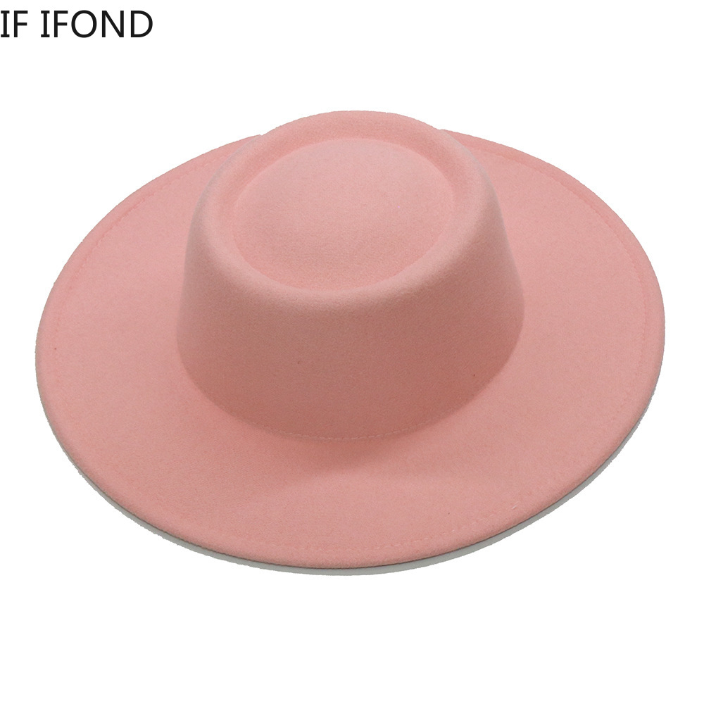 Fedora Hat Wool - Vành Tròn Fedora Nam Nữ 8.5CM