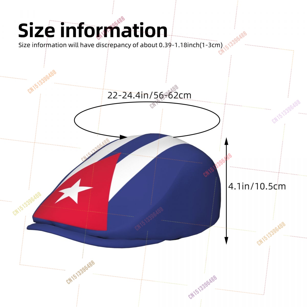 Cuba Flag Men Women Flat Ivy G - đánh giá và giá Newsboy Cap Ivy