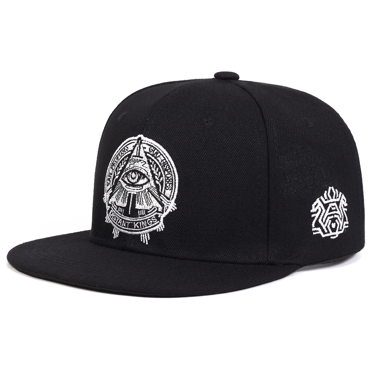 Unisex All-Seeing Eye Embroide - đánh giá và giá Snapback Hat Flat