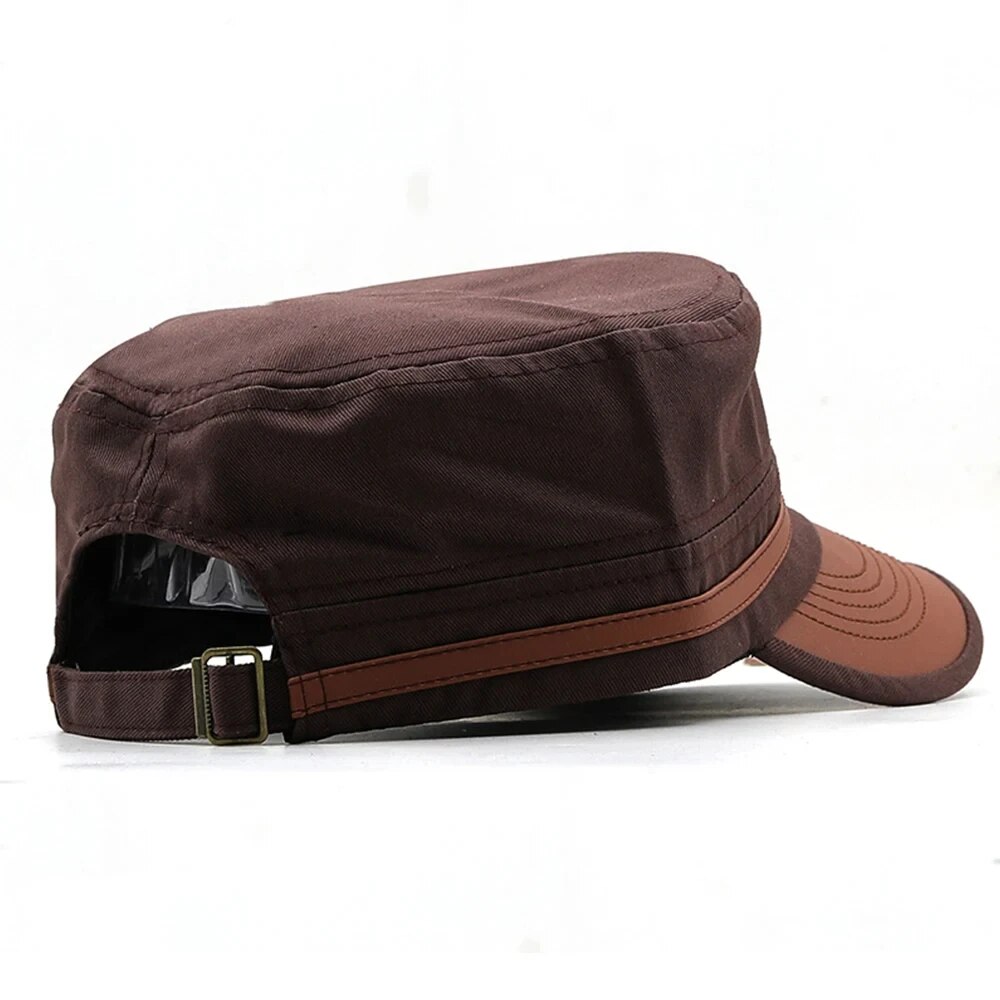 Casual Cadet Hat Man Flat Top  - đánh giá và giá Snapback Hat Flat