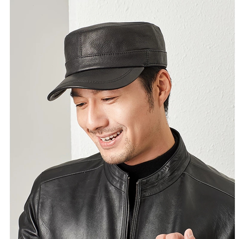 Mới 2022 Nam Da Thật Chính Hãn - đánh giá và giá Baseball Cap Structured