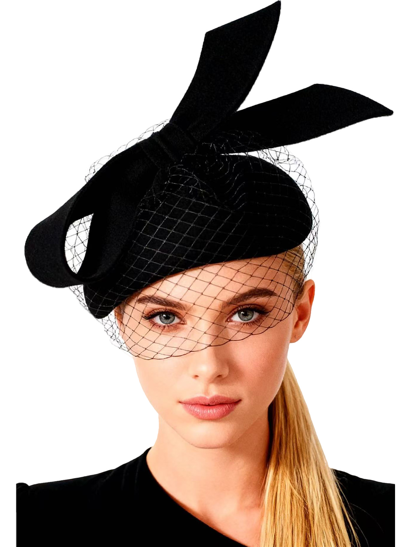 French White Beret Fascinator  - đánh giá và giá Beret French Wool