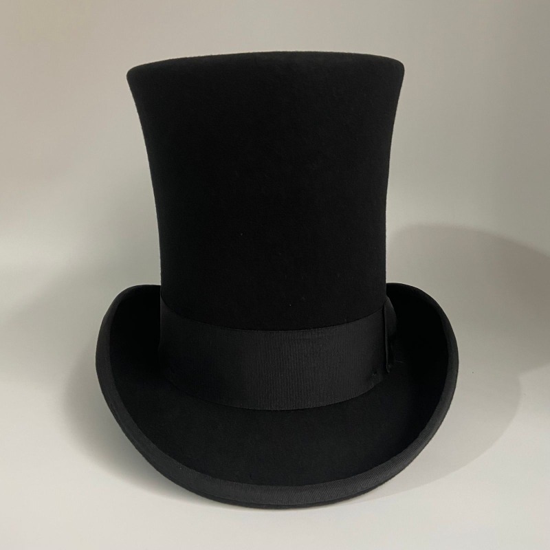 Black Wool Felt Top Hat Men's  - đánh giá và giá Fedora Hat Wool